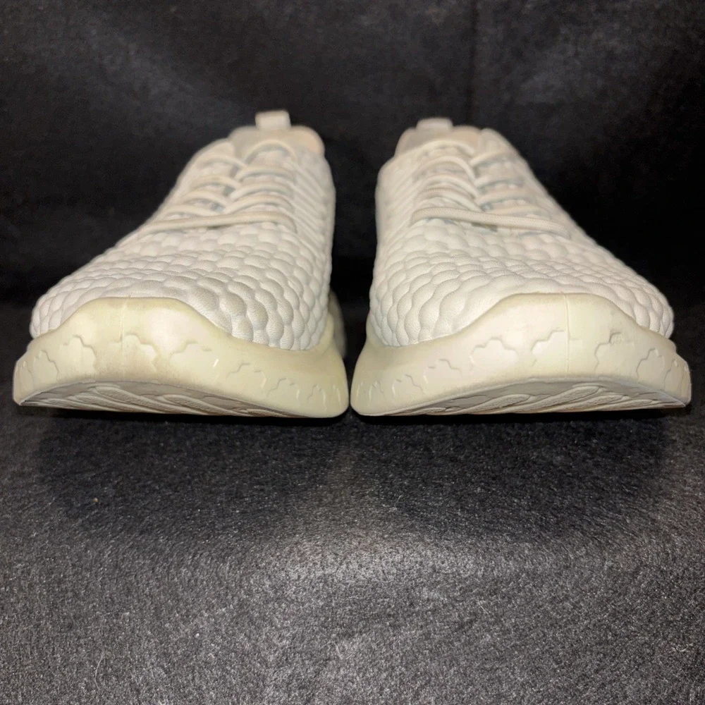 Ecco Womens Therap Sneakers 6-6.5 White Comfort‎ Texture Lace-Up Athletic Shoes